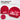 Hundekopf Australian Shepherd – Beanie in Rot, Ansicht 2 #farbe_rot