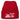 Hundekopf Jack Russell Terrier – Beanie in Rot, Ansicht 1 #farbe_rot