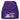 Hundekopf Jack Russell Terrier – Beanie in Violett, Ansicht 1 #farbe_violett