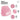Hundekopf Cavalier King Charles Spaniel – Beanie in Rose, Ansicht 4 #farbe_rose
