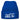 Hundekopf Border Collie – Beanie in Blau, Ansicht 1 #farbe_blau