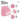 Hundekopf Border Collie – Beanie in Rose, Ansicht 4 #farbe_rose