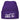 Hundekopf Border Collie – Beanie in Violett, Ansicht 1 #farbe_violett