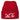 Hundekopf Boston Terrier – Beanie in Rot, Ansicht 1 #farbe_rot