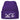 Hundekopf Boston Terrier – Beanie in Violett, Ansicht 1 #farbe_violett