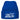 Hundekopf Boxer – Beanie in Blau, Ansicht 1 #farbe_blau