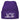 Hundekopf Dobermann – Beanie in Violett, Ansicht 1 #farbe_violett