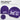 Hundekopf Französische Bulldogge – Beanie in Violett, Ansicht 2 #farbe_violett