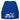 Hundekopf Mops – Beanie in Blau, Ansicht 1 #farbe_blau