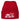 Hundekopf Mops – Beanie in Rot, Ansicht 1 #farbe_rot