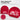 Hundekopf Mops – Beanie in Rot, Ansicht 2 #farbe_rot
