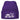 Hundekopf Mops – Beanie in Violett, Ansicht 1 #farbe_violett