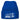 Hundekopf Rottweiler – Beanie in Blau, Ansicht 1 #farbe_blau