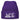 Hundekopf Schäferhund – Beanie in Violett, Ansicht 1 #farbe_violett