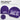 Hundekopf Schäferhund – Beanie in Violett, Ansicht 2 #farbe_violett