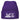 Hundekopf Siberian Husky – Beanie in Violett, Ansicht 1 #farbe_violett