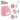 Hundekopf Weimaraner – Beanie in Rose, Ansicht 4 #farbe_rose