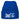 Hundekopf Yorkshire Terrier – Beanie in Blau, Ansicht 1 #farbe_blau