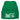 Hundekopf Yorkshire Terrier – Beanie in Grün, Ansicht 1 #farbe_gr-n