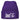 Hundekopf Yorkshire Terrier – Beanie in Violett, Ansicht 1 #farbe_violett