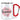 Lieblings-Friseurin – Karabinerbecher 330 ml – Weiß/Rot – Ohne Deckel – Ansicht 1 #farbe_weiss-rot