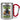 Anti-Stress Tasse für den Umzug – Karabinerbecher 330 ml – Silber/Rot – Ohne Deckel – Ansicht 1 #farbe_silber-rot