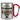 Traue keinem Psychologen, der heute noch keinen Kaffee hatte – Karabinerbecher 330 ml – Silber/Rot – Ohne Deckel – Ansicht 1 #farbe_silber-rot
