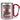 Anti-Stress Tasse für Mamas – Karabinerbecher 330 ml – Silber/Rot – Ohne Deckel – Ansicht 1 #farbe_silber-rot