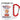 Ein Toast auf dich! Happy Birthday – Karabinerbecher 330 ml – Weiß/Rot – Ohne Deckel – Ansicht 1 #farbe_weiss-rot