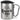 All I want for Christmas is my Hogwarts letter – Karabinerbecher 330 ml – Silber/Silber – Mit Deckel – Ansicht 1 #farbe_silber-silber