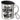 Bester Superpapa der Welt – Edelstahlbecher 400 ml – Silber – Mit Deckel und Karabiner – Ansicht 1 #farbe_silber