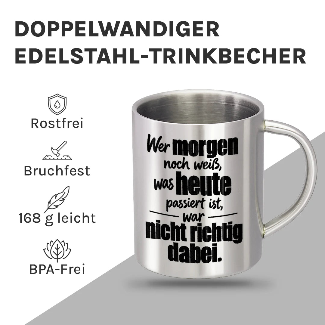 Ein kleiner Gruß bei jedem Schluck