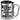 Wer mich nicht mag, muss wohl noch ein bisschen an sich arbeiten – Karabinerbecher 330 ml – Silber/Silber – Mit Deckel – Ansicht 1 #farbe_silber-silber