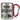 Home is where the Stellplatz is – Karabinerbecher 330 ml – Silber/Rot – Ohne Deckel – Ansicht 1 #farbe_silber-rot
