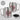 Lieblings-Trainerin – Karabinerbecher 330 ml – Silber/Silber – Mit Deckel – Ansicht 3 #farbe_silber-silber