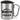 Wandercrew personalisiert mit Namen – Karabinerbecher 330 ml – Silber/Silber – Mit Deckel – Ansicht 1 #farbe_silber-silber
