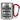 Coole Kollegen sind schwer zu finden, hart zu verlassen und unvergesslich – Karabinerbecher 330 ml – Silber/Rot – Ohne Deckel – Ansicht 1 #farbe_silber-rot