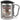 Anti-Stress Tasse für Hochzeitsplaner – Karabinerbecher 330 ml – Silber/Silber – Mit Deckel – Ansicht 1 #farbe_silber-silber