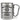 Best Father – Whiskey-Design – Karabinerbecher 330 ml – Silber/Silber – Ohne Deckel – Ansicht 1 #farbe_silber-silber