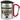 Traue keinem Rechtsanwalt, der heute noch keinen Kaffee hatte – Karabinerbecher 330 ml – Silber/Rot – Mit Deckel – Ansicht 1 #farbe_silber-rot