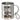 Keine Ahnung, ich arbeite nur hier – Edelstahlbecher 400 ml – Silber – Mit Karabiner – Ansicht 1 #farbe_silber