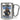 Anti-Stress Tasse für Morgenmuffel – Karabinerbecher 330 ml – Silber/Silber – Ohne Deckel – Ansicht 1 #farbe_silber-silber
