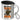 Anti-Stress Tasse für Jäger – Edelstahlbecher 400 ml – Silber – Mit Deckel und Karabiner – Ansicht 1 #farbe_silber