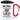 Anti-Stress Tasse für Optiker – Karabinerbecher 330 ml – Weiß/Rot – Mit Deckel – Ansicht 1 #farbe_weiss-rot