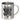 Du bist heißer als mein Kaffee – Edelstahlbecher 400 ml – Silber – Ohne Deckel und Karabiner – Ansicht 1 #farbe_silber