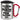 Ich nehme meine Probleme mit einer Prise Glitzer, bitte – Karabinerbecher 330 ml – Silber/Rot – Mit Deckel – Ansicht 1 #farbe_silber-rot