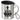 So sieht der beste Mann der Welt aus! – Edelstahlbecher 400 ml – Silber – Mit Deckel und Karabiner – Ansicht 1 #farbe_silber