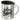 Herrchens Trinknapf – Edelstahlbecher 400 ml – Silber – Mit Deckel – Ansicht 1 #farbe_silber