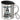 Guten Morgen – ganz dünnes Eis – Edelstahlbecher 400 ml – Silber – Mit Deckel und Karabiner – Ansicht 1 #farbe_silber