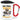 Anti-Stress Tasse für Workaholics – Karabinerbecher 330 ml – Weiß/Rot – Mit Deckel – Ansicht 1 #farbe_weiss-rot
